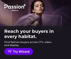 Passion+ Fashion Wizard campaign display ad